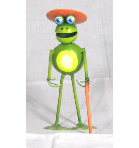 PMA-200      Mini Frog with Cane 9″